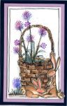 Bunnies by Basket Card
